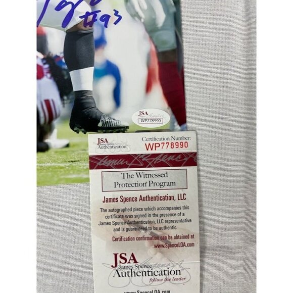 Tim Jernigan signed autographed Philadelphia Eagles 8x10 Photo JSA #WP778990 - Picture 3 of 3